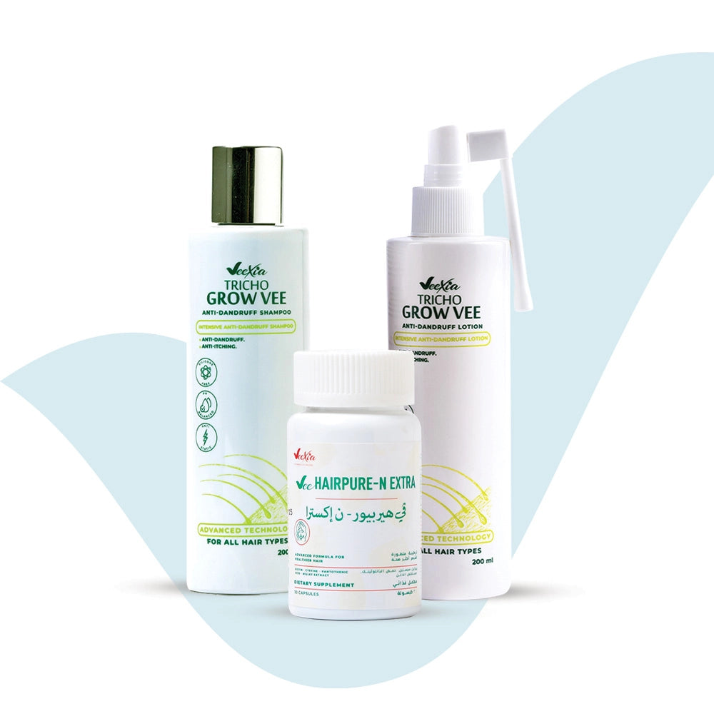 مجموعة علاج القشرة وتقوية الشعر