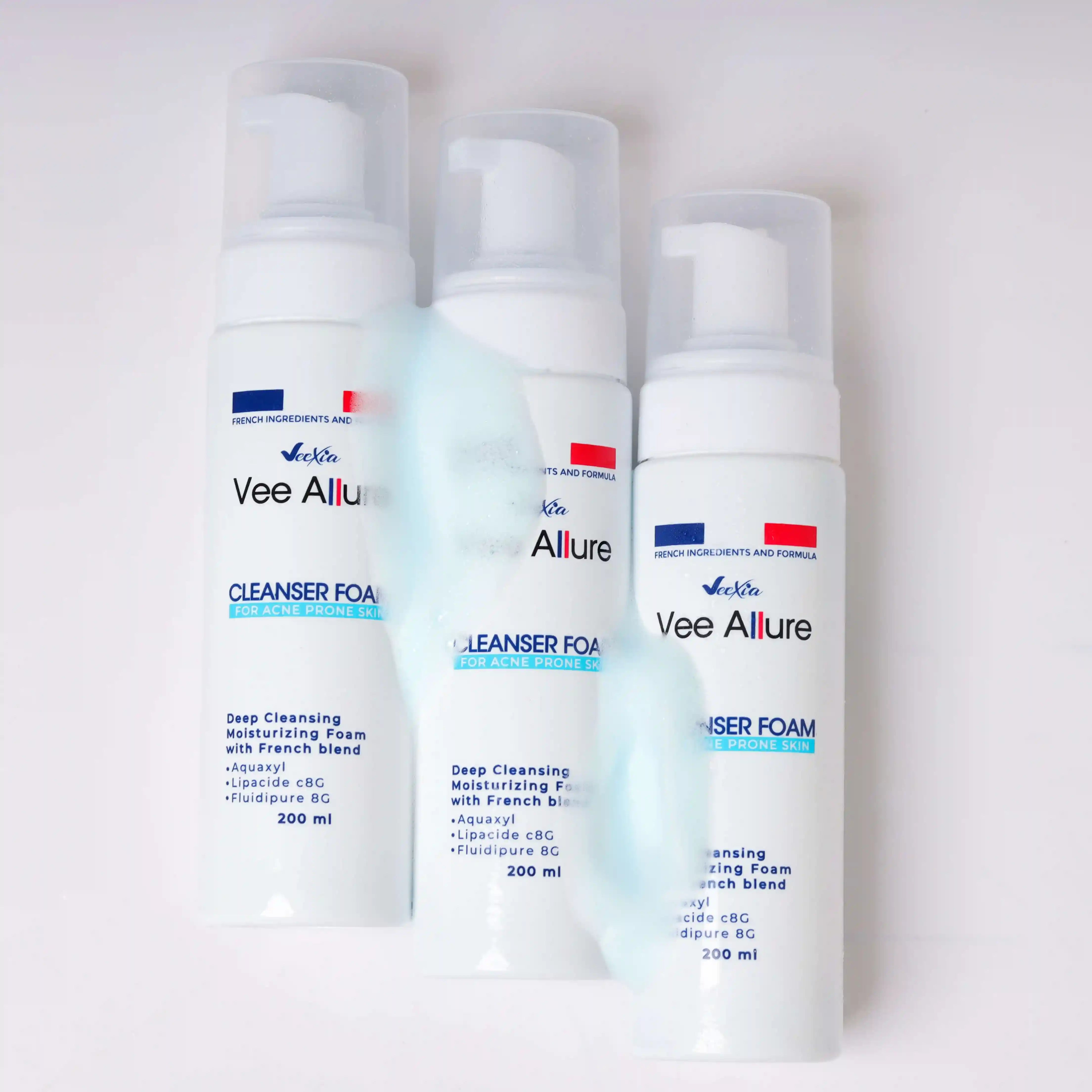 Vee Allure Foam Cleanser , Gentle Face Wash for Oily & acne prone skin