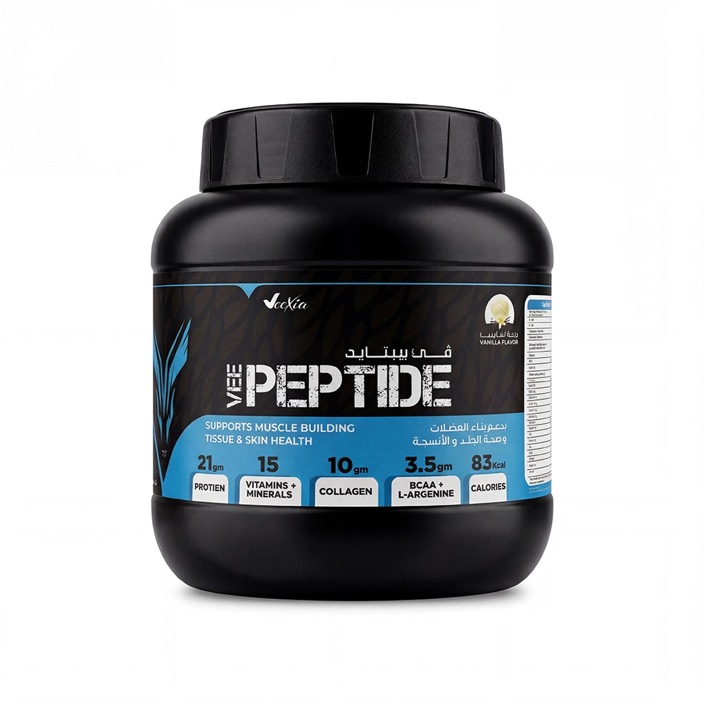 Vee Peptide whey protein Concentrate Powder , High-Quality Protein Support , Vanilla, chocolate and strawberry flavor buy 1 get 1 free