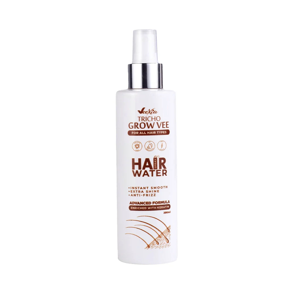 Tricho Grow Vee Hair Water Spray for lightweight hydration and frizz control