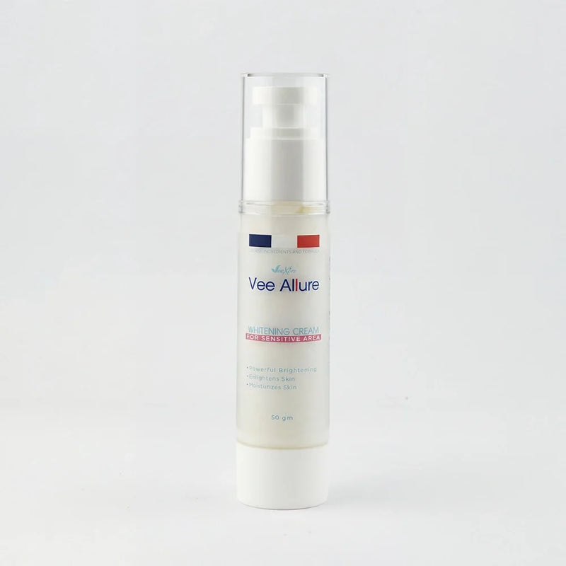 Vee Allure Whitening Cream for Sensitive Areas , Gentle Brightening