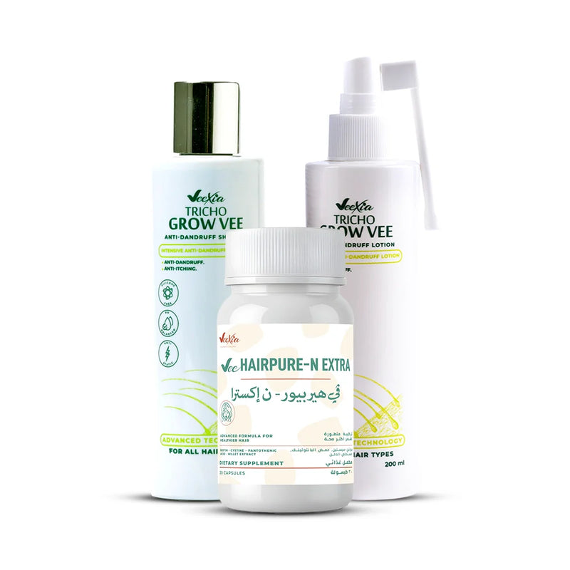 Pure Roots Pack Bundle, Anti-Dandruff and Hair Strengthening