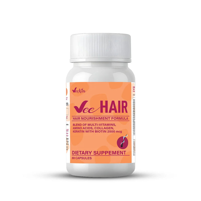 Vee Hair Capsules , Essential Vitamins for Hair Loss Support