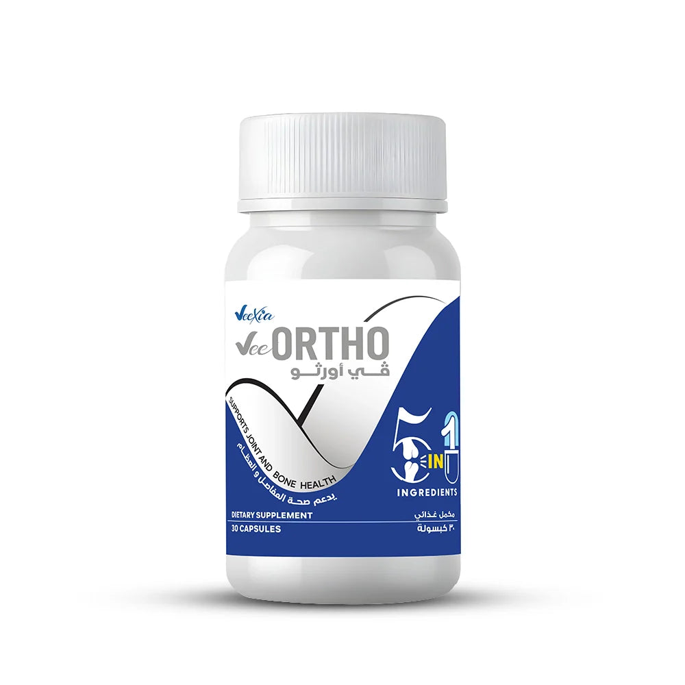 Vee Ortho Glucosamine & Chondroitin capsules for joint support and mobility