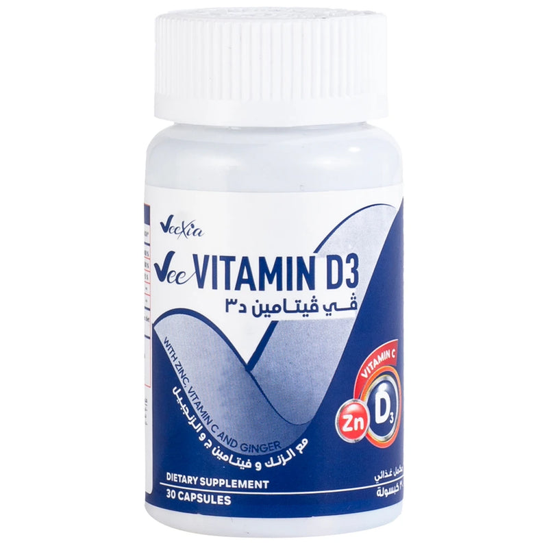 Vee  Vitamin D3, Vitamin D3 Capsules for Strong Bones & Immunity Support